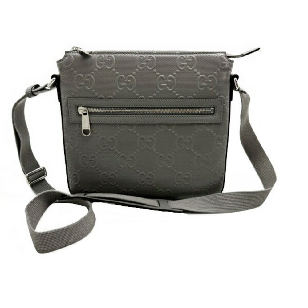 Gucci Shoulder bag GG embossed Gray